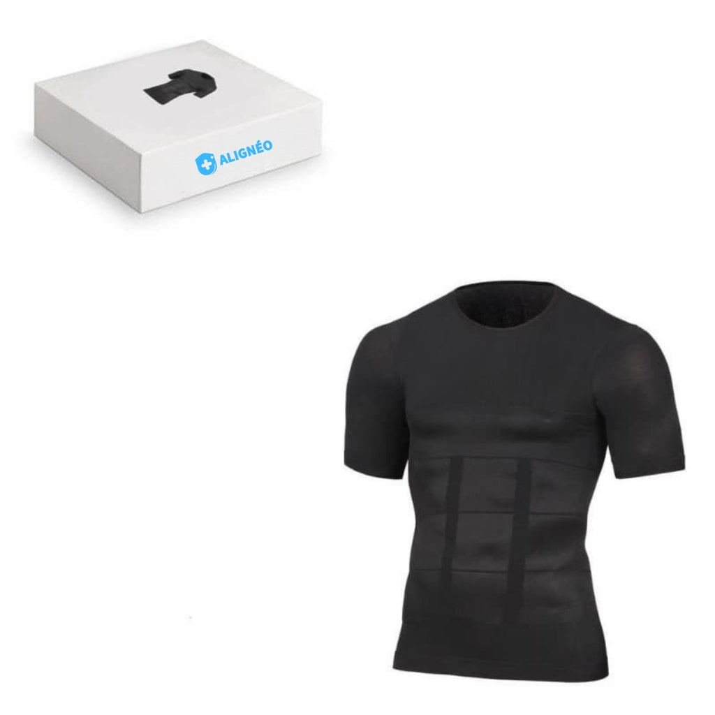 T-Shirt Correcteur de posture et gainant - Mixte | Alignéo™
