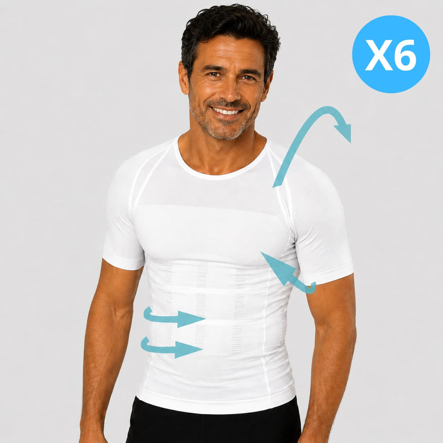 Offre Spéciale 6 T-Shirts Correcteurs de posture et gainant - Mixte | Alignéo™