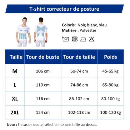 Offre Spéciale 3 T-Shirts Correcteur de posture Femme Blanc | Alignéo™
