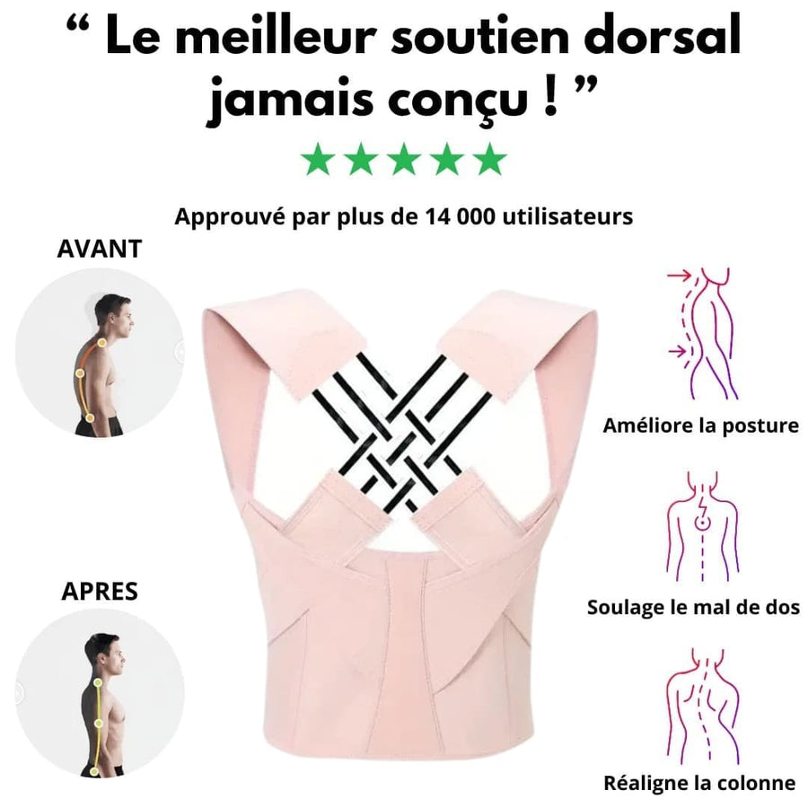 Correcteur de posture Premium | Alignéo™