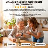 Montre Connectée  Senior SOS et Détection de Chute 4G