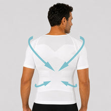 T-Shirt Correcteur de posture Homme Blanc | Alignéo™