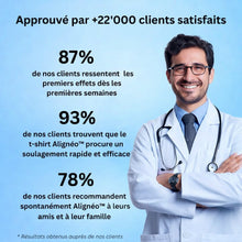 T-Shirt Correcteur de posture et gainant - Mixte | Alignéo™