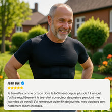 T-Shirt Correcteur de posture et gainant - Mixte | Alignéo™