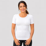 T-Shirt Correcteur de posture Femme Blanc | Alignéo™